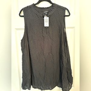 Torrid Black Sleeveless Shirt